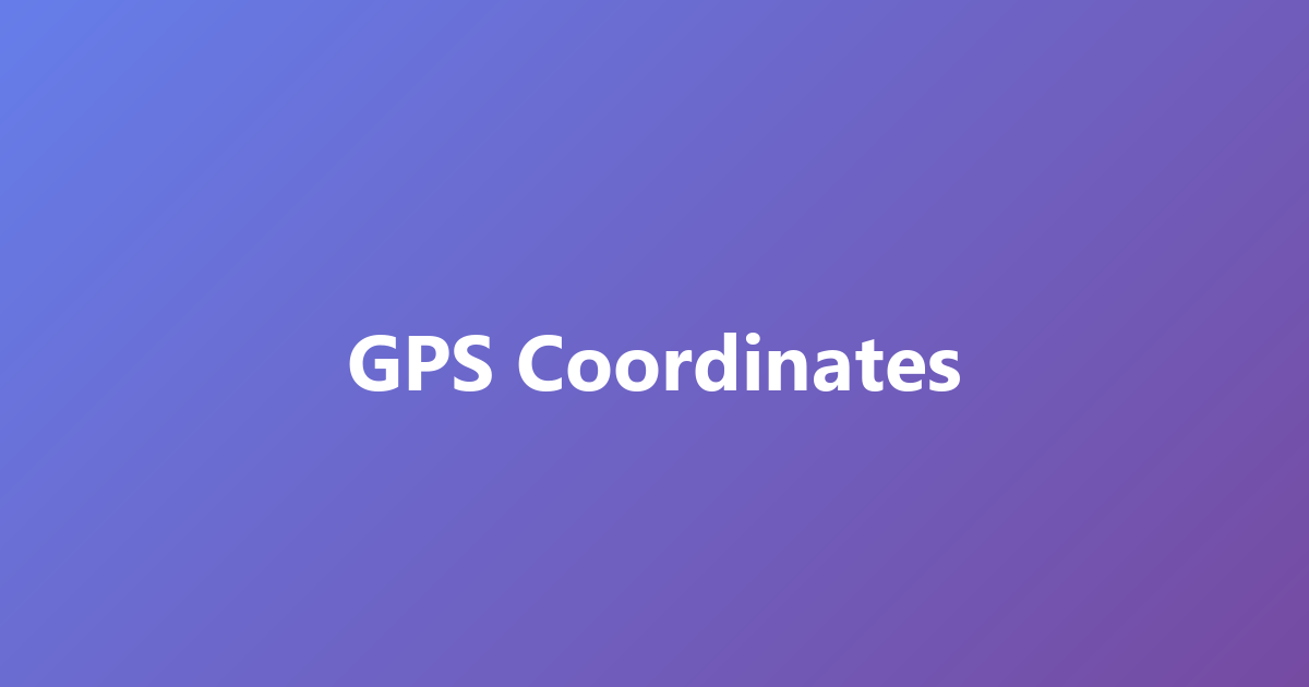 GPS-koördinate